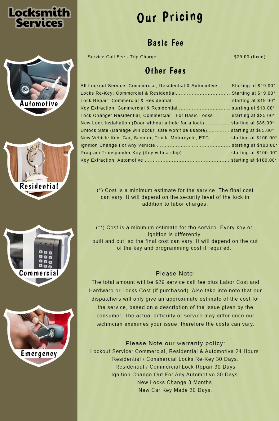 Northbrook Locksmith Store Northbrook, IL 847-227-6013